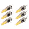 6 Pcs 6W 500LM G4 Bulb LED COB Silica Gel Energy Saving Lamp Bulb for Ceiling Lamp Wall Lamp Table Lamp 220V