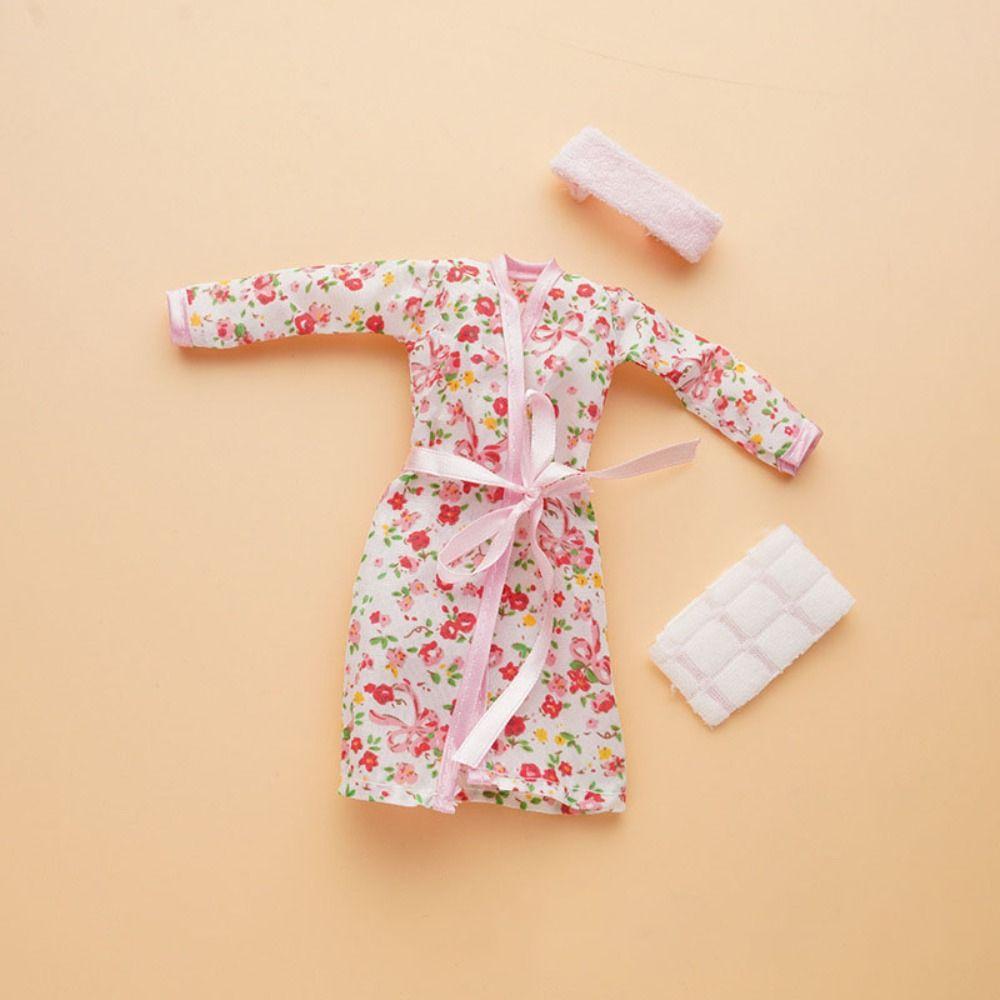 Sleep Wear Doll Bedroom Pajamas Sexy Clothes Summer Night Dress Nightly Sleeping Outfit 30cm Doll