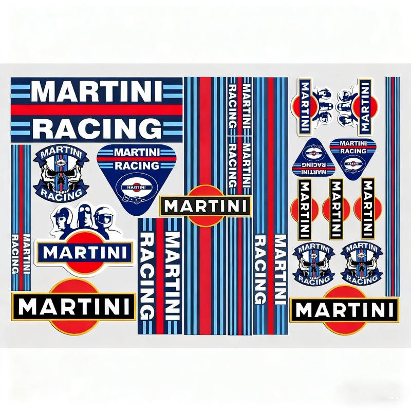 Для Martinis Racing Наклейки Мото Наклейка Кузов Авто Бампер Окна Мотоцикл Ноутбук Стены Виниловая Наклейка Аксессуары для Тюнинга Авто