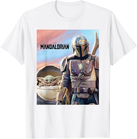 Star Wars The Mandalorian and Grogu Adventure Together T-Shirt