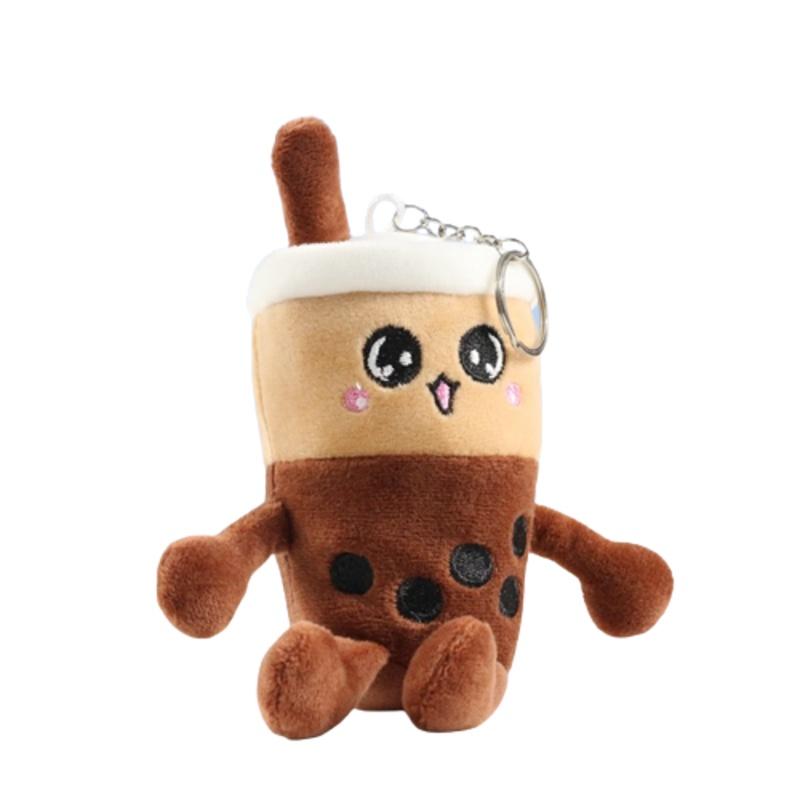 Cute Bubble Tea Plush Toy Keychain Pendant Great Addition To Any Bag Or Purse