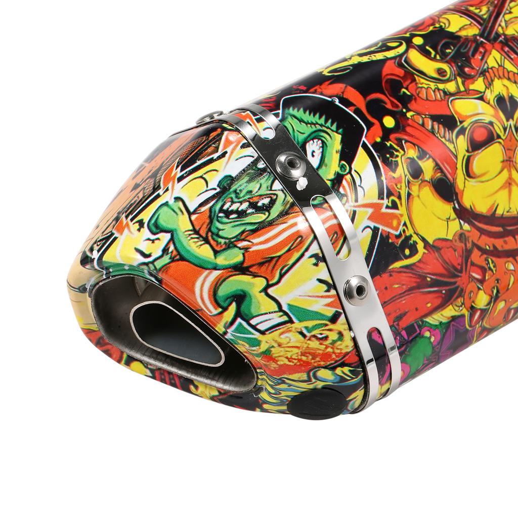 1,5-2 дюйма впускные трубы глушителя мотоцикла, надеваемые на глушитель, карбоновый модный уличный стиль, хвост