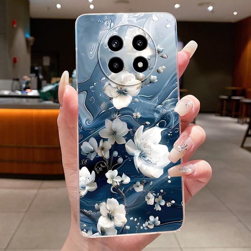 For Realme 13 Plus Phone Case Realme 13 Pro Plus Pro+ Protective Cases For Realme 13+ Flower Butterfly Soft Silicone TPU Cover