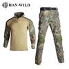 Plus-Size Tactical Camouflage Long-Sleeve Frog Suit Set (No Protective Gear)