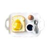 Moin Moin Miniature Scale Classic Morning Buttered Boiled Coffee 2304mini12 1/6 Set Toast, Egg, Spoon, Bread, Cup, Realistic, Delicious-Looking
