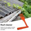Инструмент для чистки крыш с регулируемой многоугольной головкой Мини-грабли для удаления мусора с водостоков Эффективный очиститель крыш с водостоками
