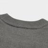 New FILA ORIGINALE Knitwear Men's Ribbed Heather Gray F51M449401F-MG