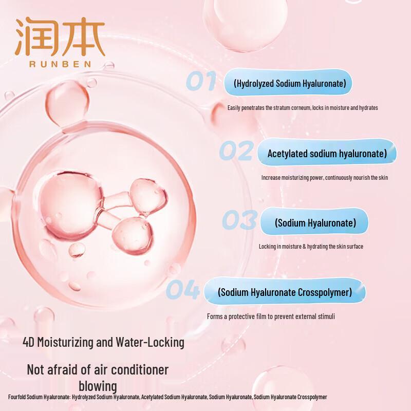 RUNBEN Little Peach Joy Lightweight Moisturizing Cream