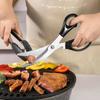 1/2PCS Stainless Steel Grill Shear Multifunctional Barbecue Food Vegetable Meat Scissor Kitchen Gadget Peferct for BBQ Camping5