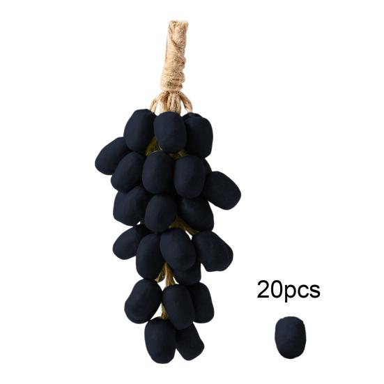 Handmade Grape Cluster Soap Botanical Cleansing Soap Bar Gentle Nourishing Grape Seeds Oil Soap with Hanging Rope