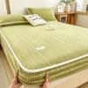 Thick Jacquard Milk Velvet Single Bed Sheet Non slip Sheet Cover
