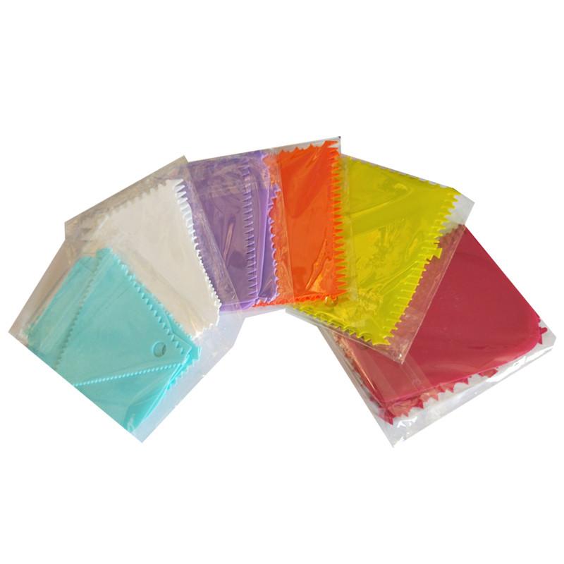 6шт резак тесто тесто помадка крем украшения торт скребок края инструменты