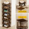 Entry Shoe Rack 37748 Layers Large Capacity Stable Bamboo Structure Home Dorm Bedroom
