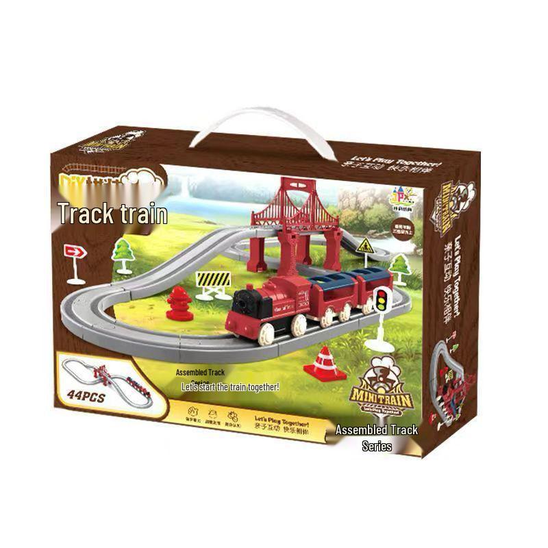 High-Speed Electric Train EMU Model with Track - Educational Children's Toy Gift