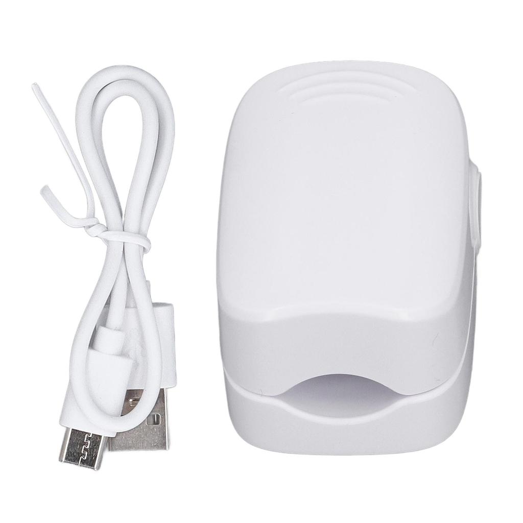 Мини светодиодная лампа для сушки ногтей, перезаряжаемая, быстрая сушка, электрическая, портативная, для маникюра, для путешествий, белая