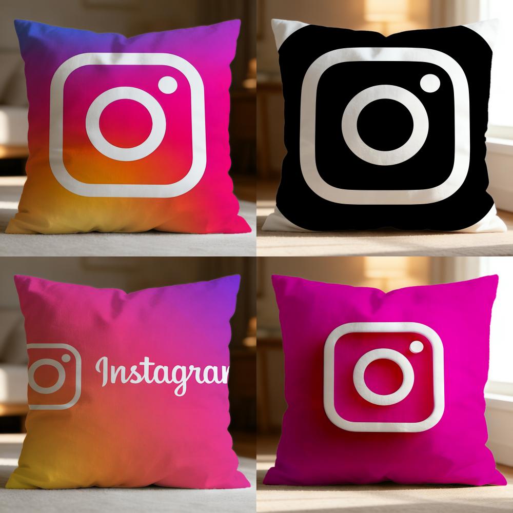 Горячая I-IInstagram Наволочка Мягкая Стирающаяся Подушка Чехол Многоцелевой для Дивана Кровати Путешествий Офиса