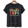 Men Women Birthday Anniversary Tshirt 1964 1974 1984 Family Party Cotton T Shirt Short Sleeve Tshirt Vintage Tee Gift Clothes
