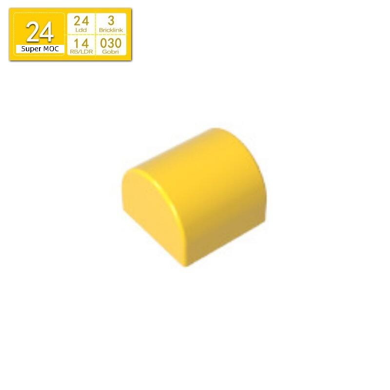10 шт. Аксессуары для MOC Изогнутый 1x1x2/3 Гладкий скат Игрушка Для Технических Строительных Блоков Подарок Совместимый 49307 Сборка DIY MOC