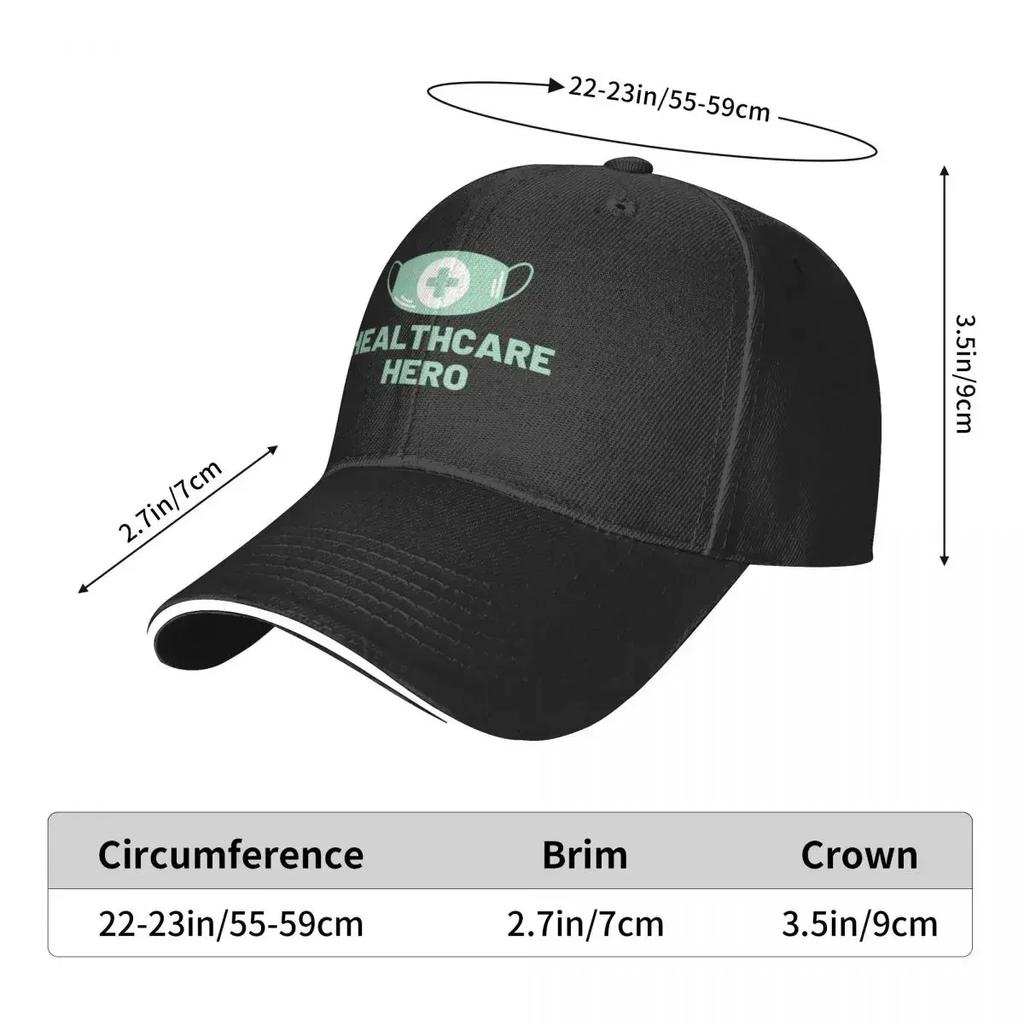 Healthcare Hero Essential Apparel Baseball Cap Golf Hat custom Hat Womens Hats Mens