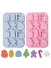 1PCS Christmas Silicone Baking Mold Easy Unmold Cake Kitchen Baking Tool