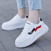 Белые туфли для женщин 2024 Новая весенняя версия На шнуровке Повседневные туфли Женские Удобные Нескользящие Балетки Женские Кроссовки Zapatillas
