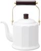 Nodahoro Kettle Enamel Gas Compatible Made In Japan Royal Classic White 2.0L Fire/IH RCL-50KW