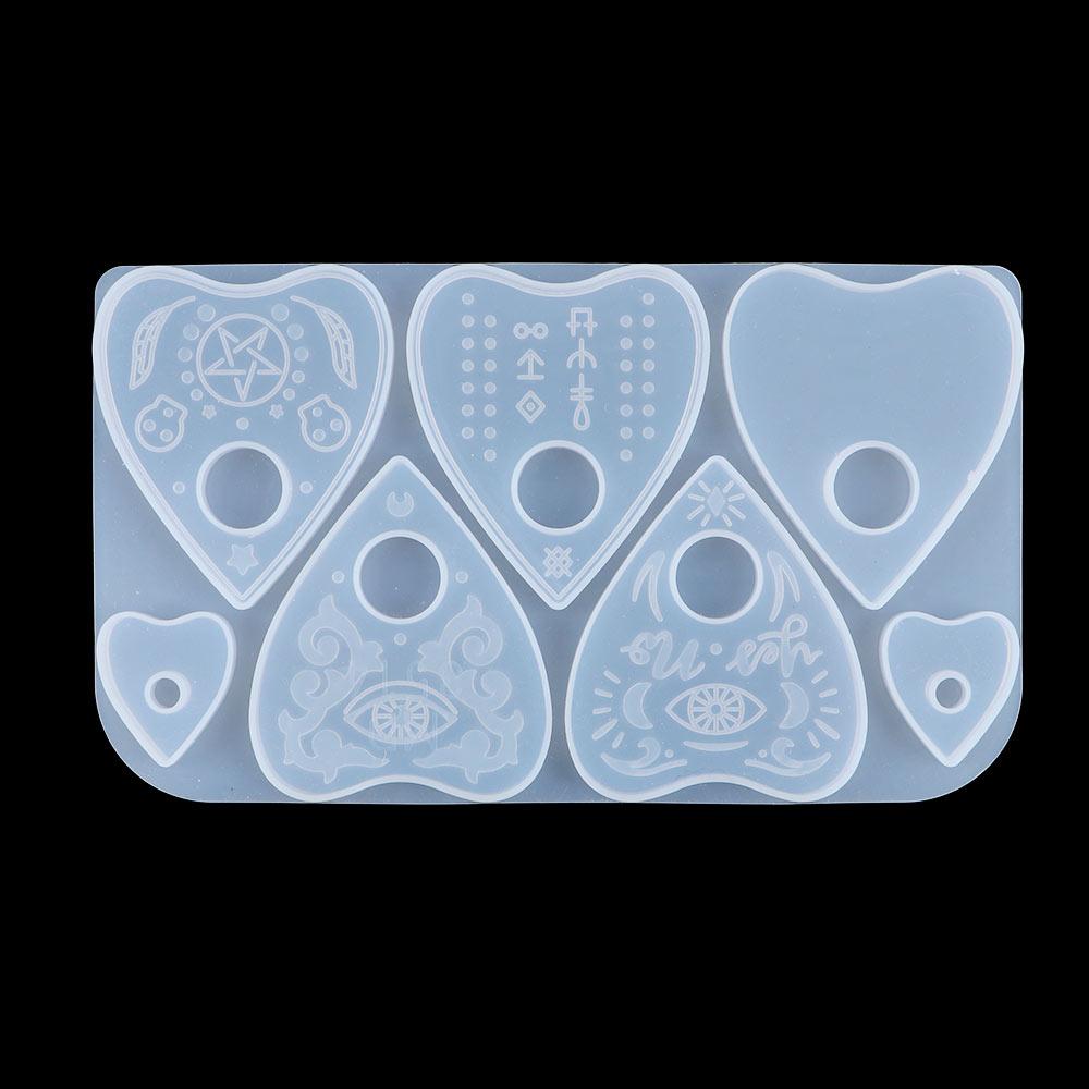 Game Gothic Epoxy Handmade Silicone Clay Tools Ouija Board Planchette Mould Resin Casting Mold