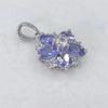 Sace Gems Подвеска для женщин, стерлинговое серебро 925 пробы, 4*5 мм, натуральный танзанит, ожерелье, Свадебная вечеринка, ювелирные изделия, подарки
