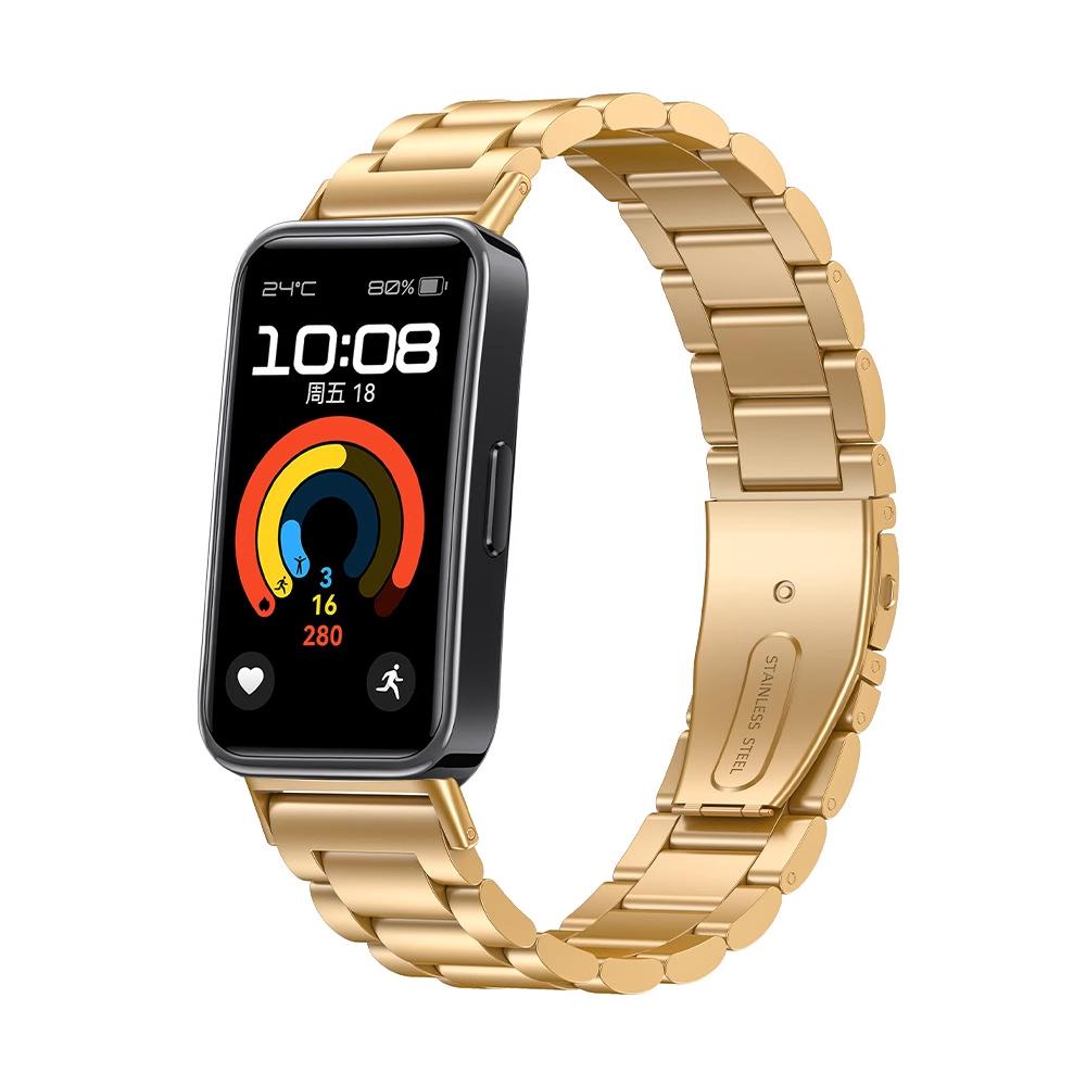 Металлический ремешок для Huawei Band 10 9 8 NFC Аксессуары Замена из нержавеющей стали наручный браслет correa Huawei Band 10 ремешки для часов