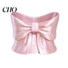 Pearlescent Pen Holder Bow 3D Printed Cute Pencil Cup Desktop Storage Makeup Brush for School Home Office Supplies Cosmetic Organizer