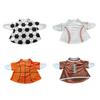 Sports Ball Goose Outfit Soccer Basketball Baseball Rugby Porch Goose Costume Game Day Clothes for 23" H Statue Patio Yard Lawn Decor