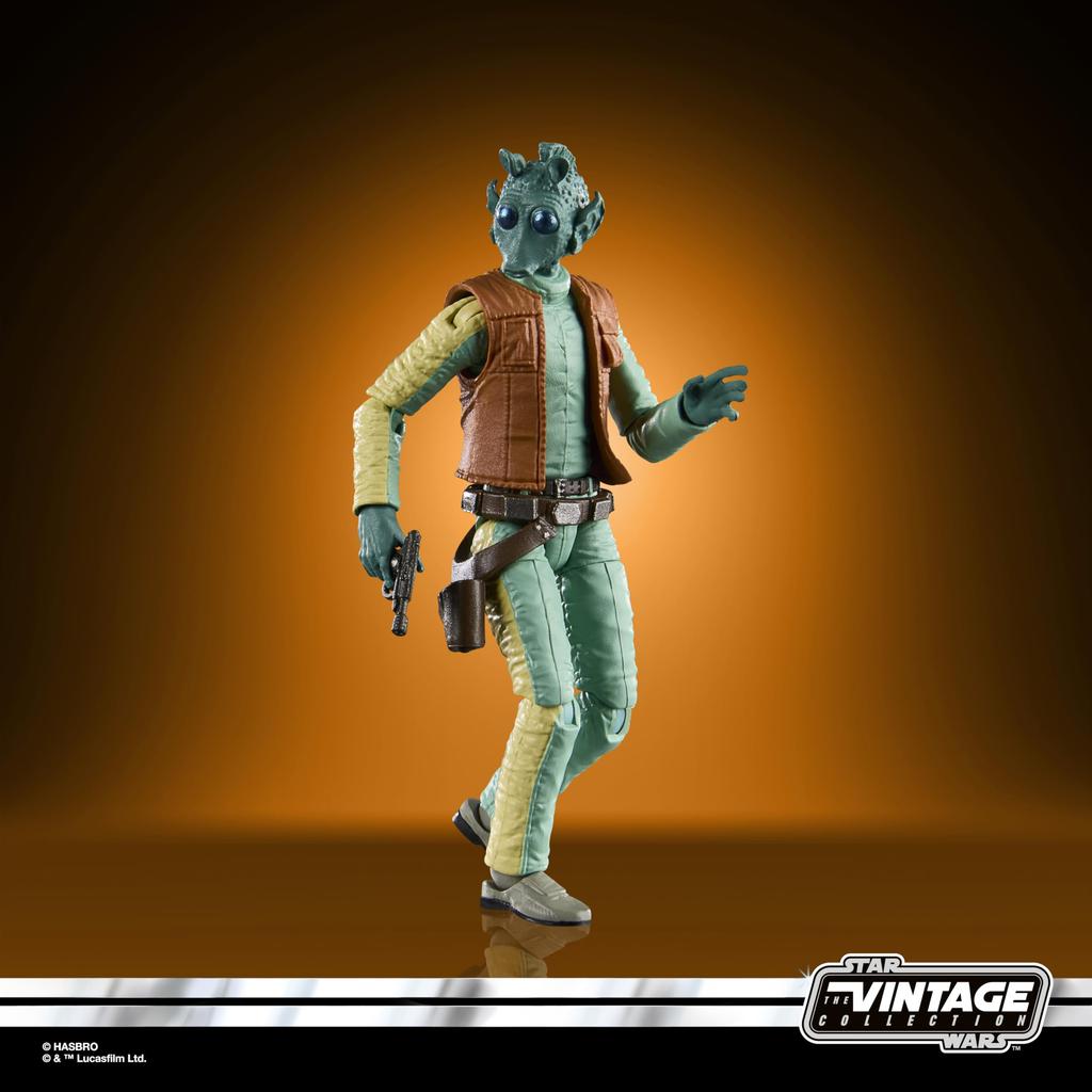 Hasbro STAR WARS Vintage Collection Star Wars: A New Hope (Episode IV) Greedo Premium 3.75-inch Collectible Action Figure G2604 (Authentic)