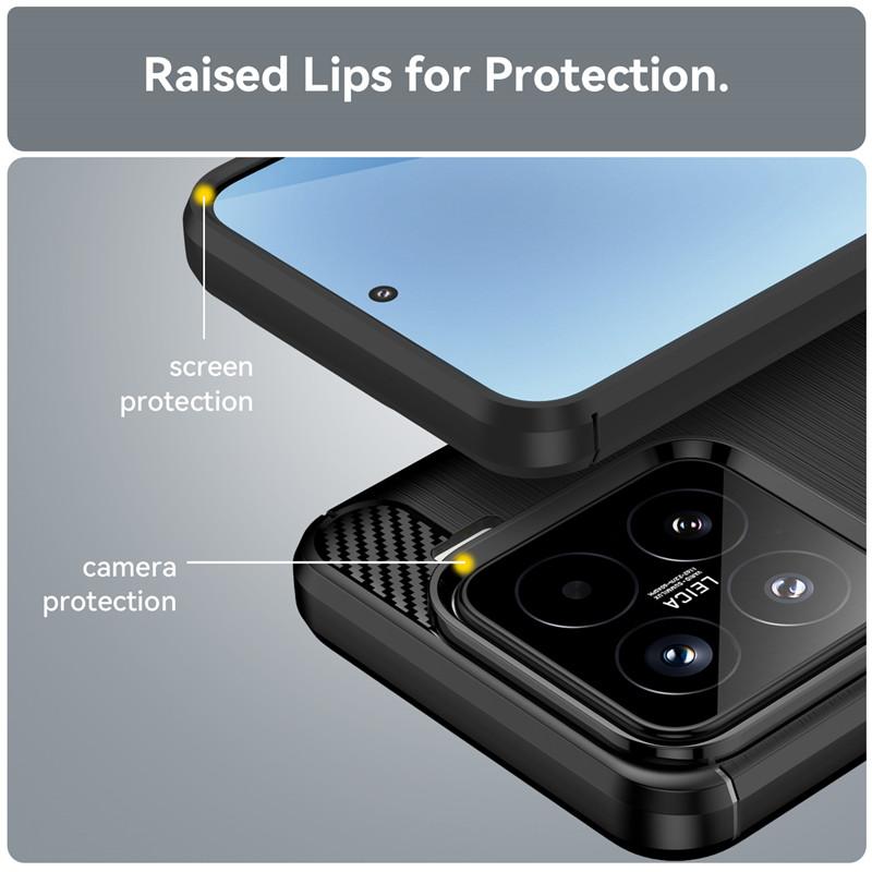 For Xiaomi 15 5G Case For Xiaomi 15 Cover 6.36 Inch Shockproof Soft Silicone Protective Bumper For Xiaomi 15 Fundas