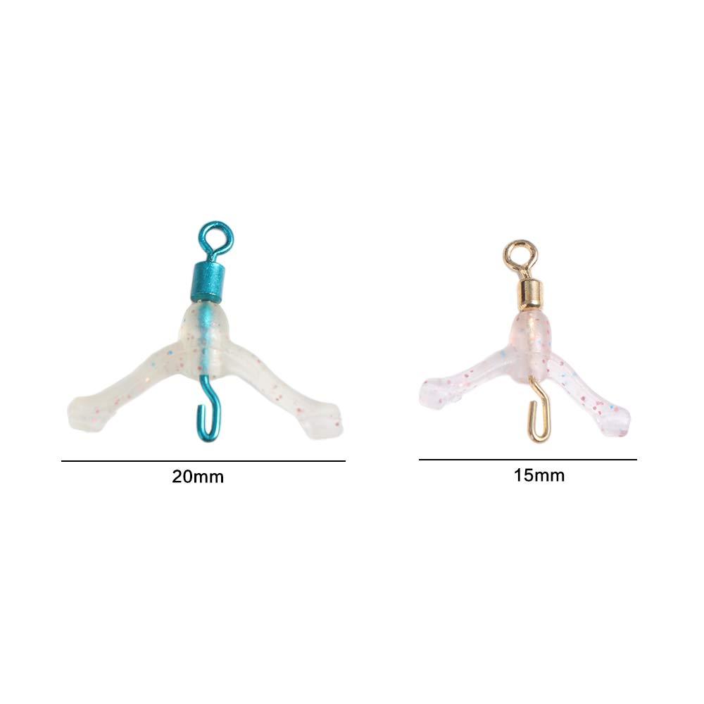 Рыболовный вертлюг-кольцо Y-образной формы Соединитель для рыболовных снастей Коннектор для лески Space Beans Морская рыбалка