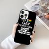 Gay Lesbian Lgbt Rainbow quotes Phone Case Cover For iPhone 17 Air 15 16e 14 13 12 Pro Max 11 Pro Max Plus Coque