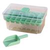 Ice Cube Mold with Lid Bin Ice Cube Trays and Ice Shovel for Freeze with Ice Shovel Whiskey Cocktail Coffee