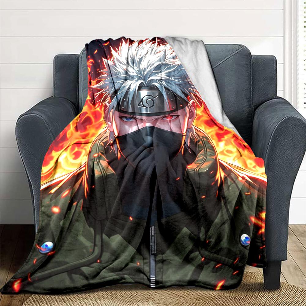 Naruto Blanket Durable Comfort Perfect for Chair Livingroom Bed All-Season Use Modern Perfect Gift for Relatives and Friends