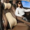 Car Driver Pillow Space Memory Foam Car Lumbar Support Back Cushion Car Seat Neck Pillow Washable Auto Pillow Cushion