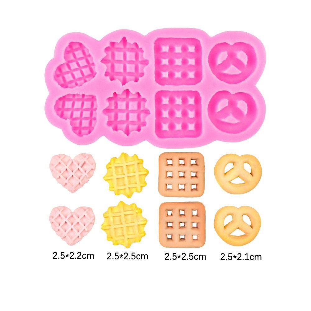 Food Grade Silicone Mold Flexible Biscuit Mold DIY Cupcake Mold Home Baking