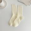 Socks Pure Cotton Calf Socks Pressure Thin High Stockings Cotton Double Needle Boneless Stacking Socks