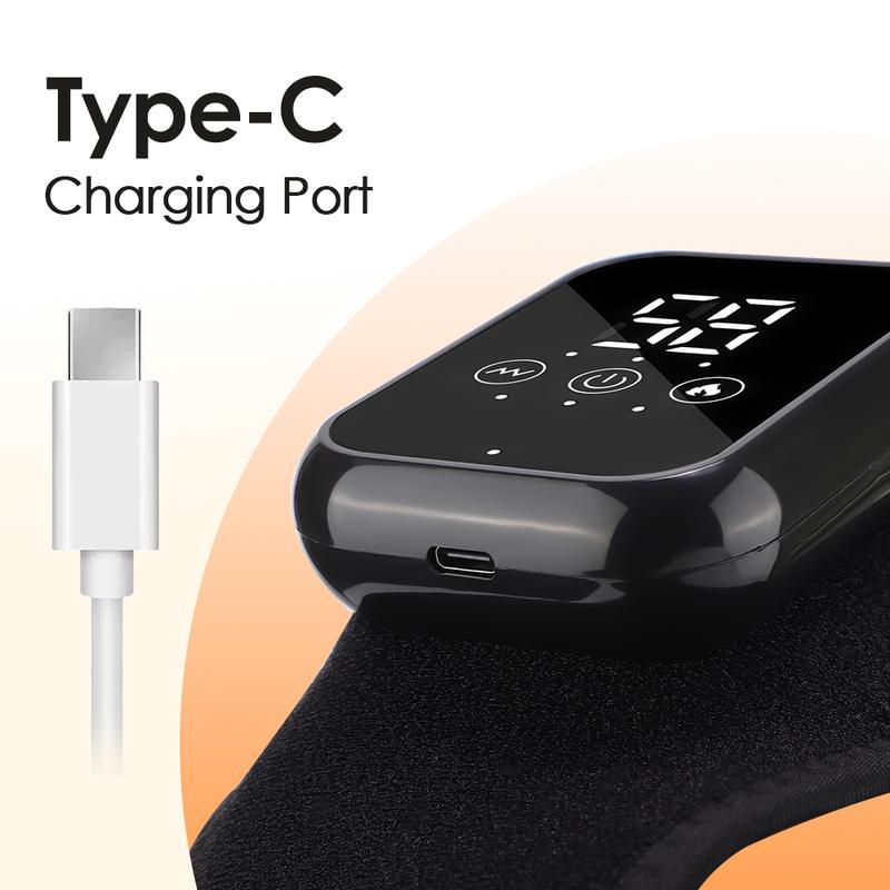 Универсальный электрический массажер для голеностопа, вибрационный, с горячим компрессом, массажер для стоп, поддерживающий бандаж, грелка для голеностопа с массажем