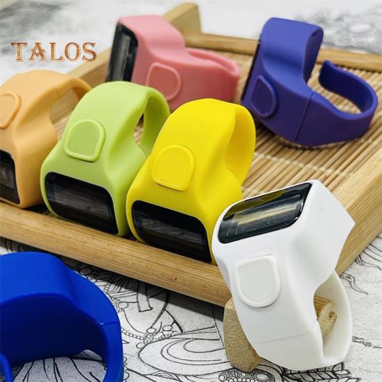 3 шт. Электронный счетчик-кольцо со светодиодной подсветкой, 5-значный счетчик цифр, ЖК-цифровой дисплей, ручной кликер, сбрасываемый мини-счетчик