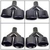 Mercedes W204 C-Class C63 AMG Stainless Steel Y-Shaped Exhaust Tip Tailpipe