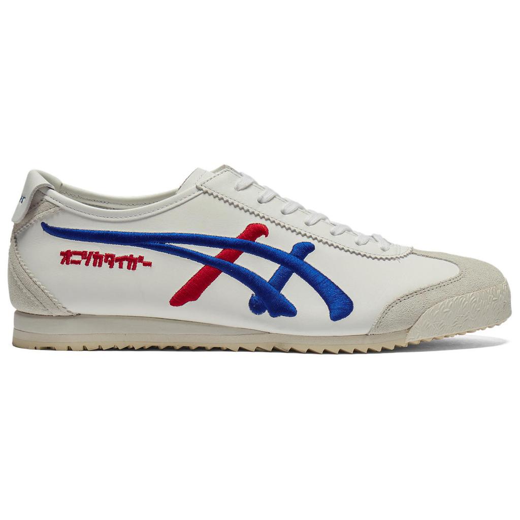 ONITSUKA TIGER Mexico 66 Nm Удобные Мягкие Нескользящие Износостойкие Низкие Повседневные Кроссовки Унисекс Повседневная Обувь Бело-Синие 1183C320-100