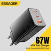 Essager 67W GaN USB Charger QC 4.0 PD 3.0 65W Type C Fast Charging For Samsung Huawei Xiaomi iPhone 15 14 Phone Laptop Chagers