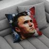 Charlie KKirk Cross Print Pattern Sofa Cushion Cover Pillowcase Home Party Car Bedding