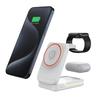 Desktop Multifunctional 15W Wireless Charger with Ambient Light & Foldable Magnetic Design for Office or Home Use