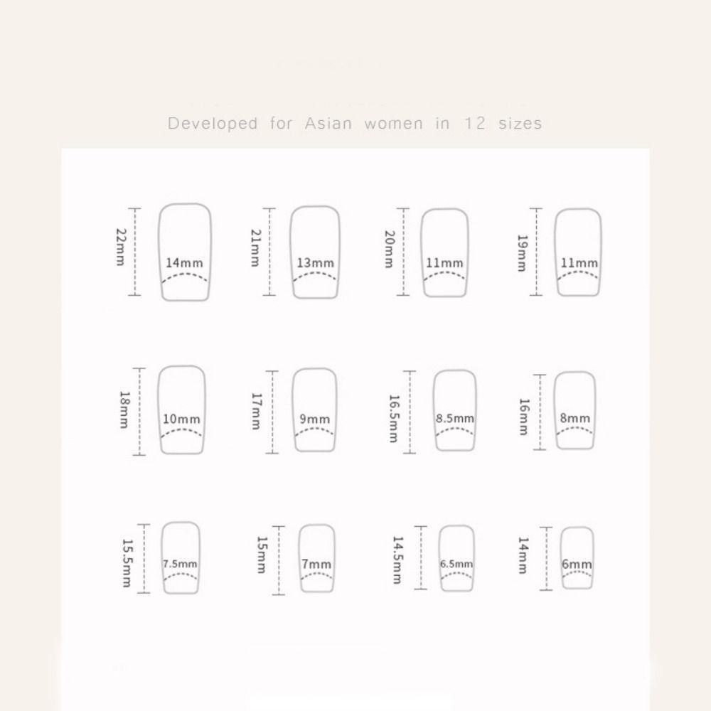 Французские накладные ногти, длинные квадратные ногти, модные ногти для женщин и девочек