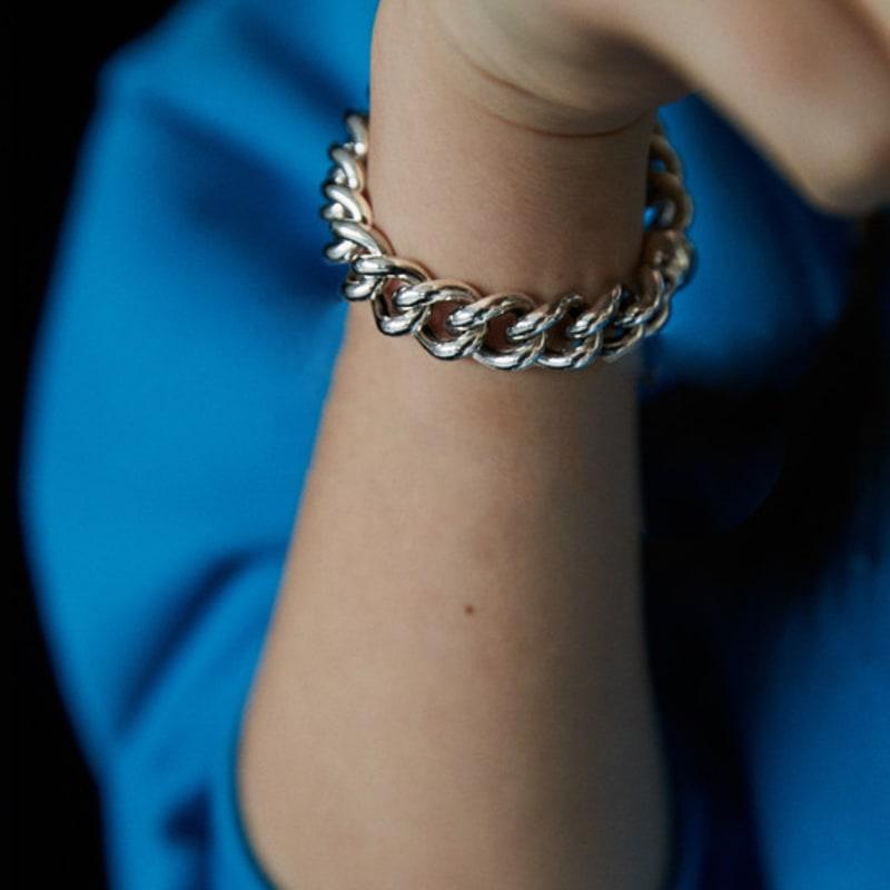 Pepe Zoo [Komodo] Grumet Silver Two-Way Bracelet/Necklace