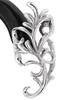 Shinjuku Gin No Kura Arabesque Openwork Silver 925 Ear Cuff (Single Ear) Women's Ear Cuff Ear Clip Arabesque Plant Design